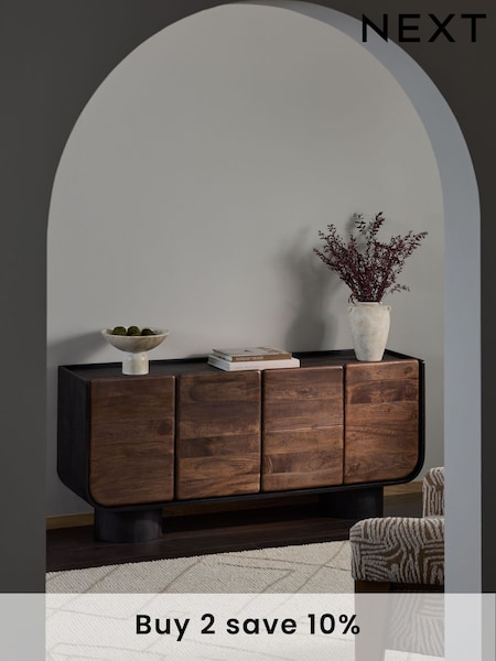 Dark Blythe Solid Mango Wood Large Sideboard (E03386) | £1,099