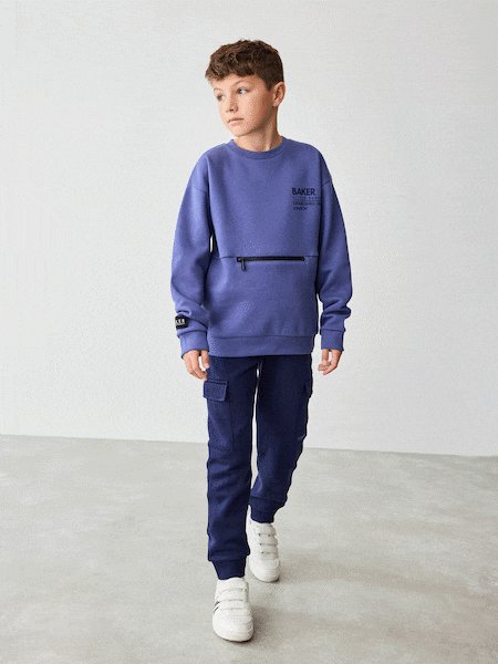 Baker by Ted Baker Sweatshirt and Cargo Joggers Set (E04377) | £35 - £42