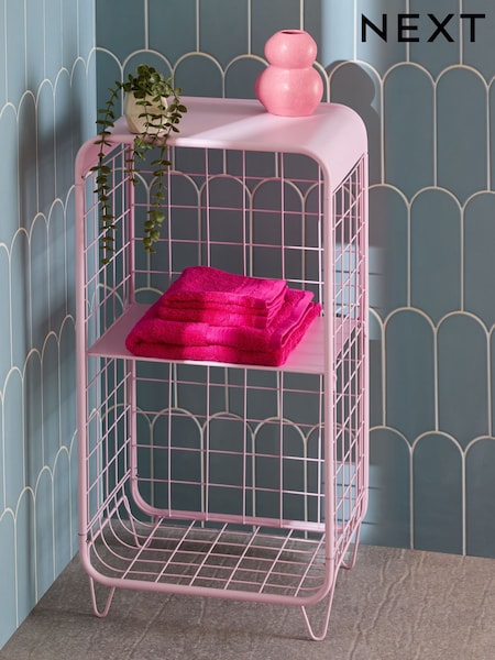 Pink Wire Storage Caddy (E04463) | £40