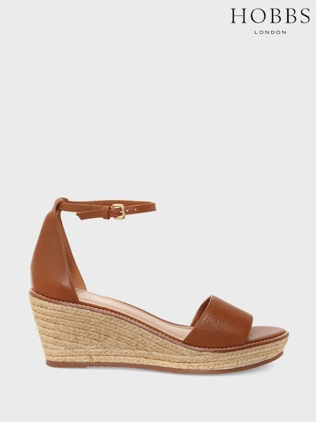 Hobbs Brown Vespa Espadrilles (E04606) | £99