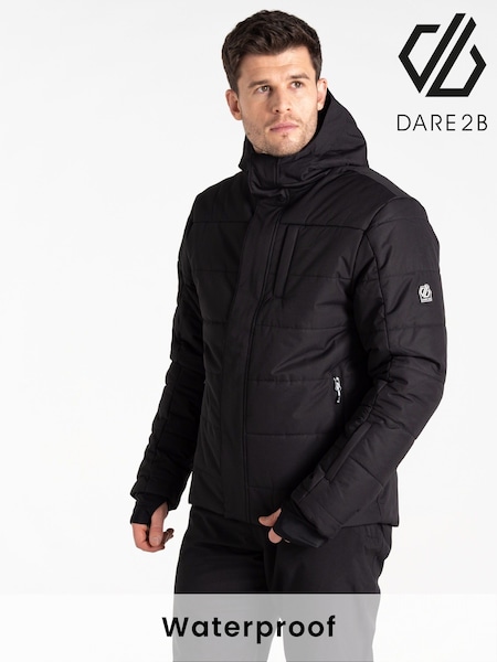 Dare 2b Waterproof Camber Black Ski Jacket (E04716) | £105