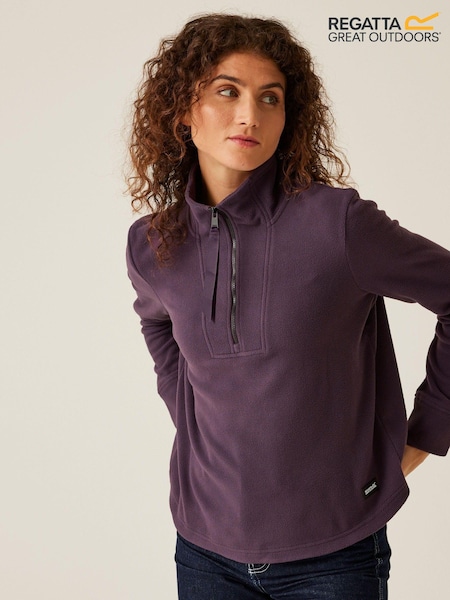 Regatta Purple Juliette Half Zip Fleece (E04924) | £21