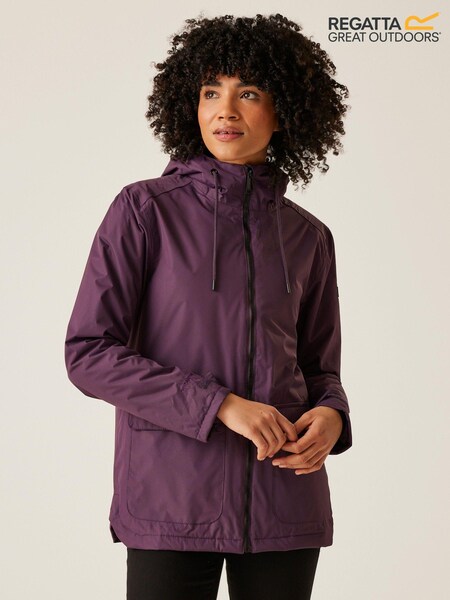Regatta Purple Broadia Waterproof Insulated Jacket (E04993) | £35