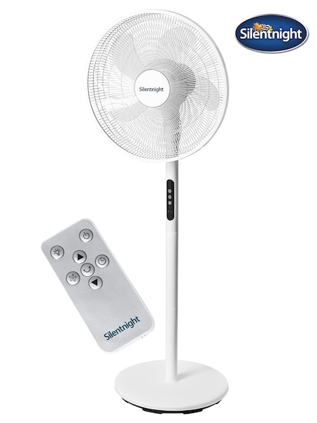 Silentnight White Home Electrics Airmax 1800 Oscillating Stand Fan (E05464) | £49