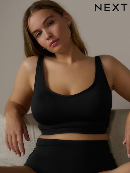 Black DD+ Pad Non Wire A-E Ultimate Comfort Non Wire Longline Bra (E05485) | £24