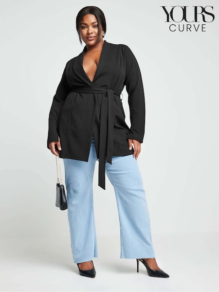 Yours Curve Black Limited Collection Blazer (E05753) | £37