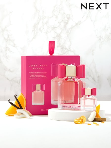 Just Pink Intense 100ml and 10ml Perfume Gift Set (E06118) | £20