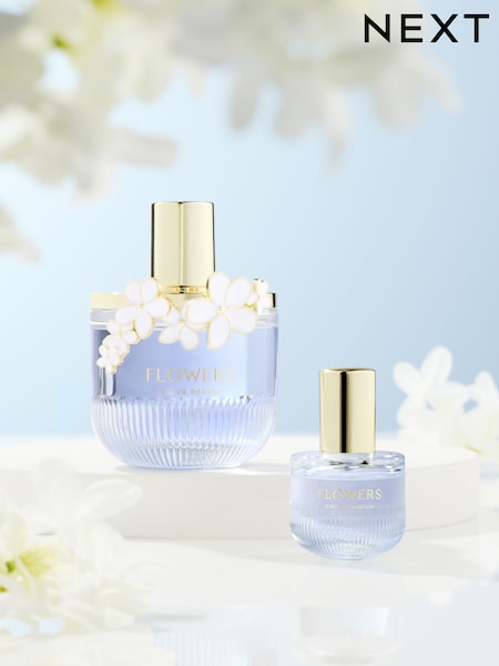 Flowers 100ml and 10ml Perfume Gift Set (E06120) | £20
