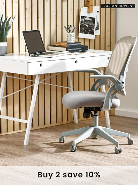 Julian Bowen Grey Juno Office Chair (E06362) | £175