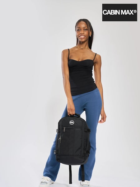 Cabin Max Black Dark Metz 20L Underseat Bag 40x20x25cm (E06417) | £30