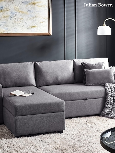 Julian Bowen Light Grey Angel Sofabed With Storage (E06524) | £835