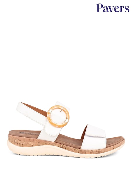 Pavers Touch Fasten Platform Sandals (E06754) | £35