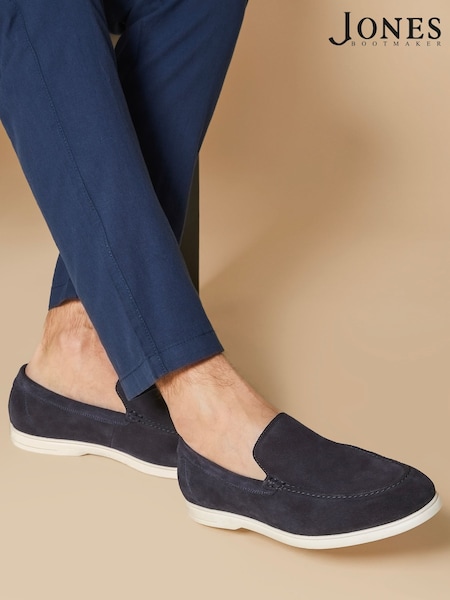 Jones Bootmaker Raiden Suede Loafers (E06932) | £99