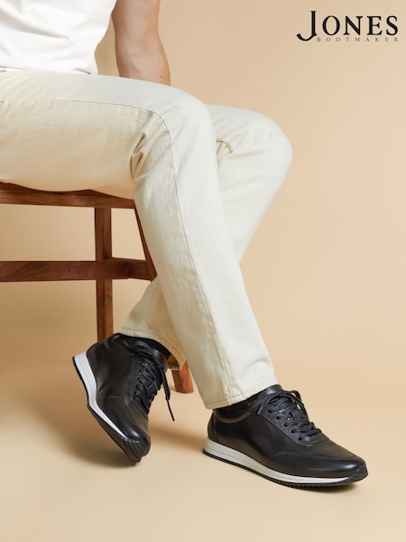 Jones Bootmaker Southend2 Leather Trainers (E06956) | £99
