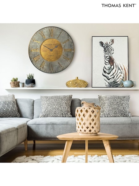 Thomas Kent Clocks Gold 30" Florentine Grand Wall Clock (E07175) | £240