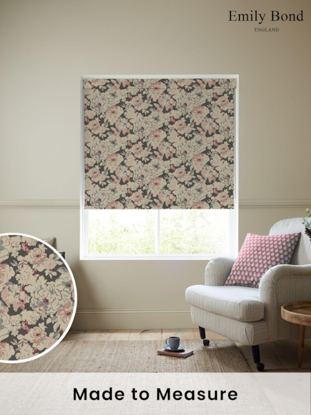 Emily Bond Green Phoebe Made to Measure Roller Blind (E08035) | £58