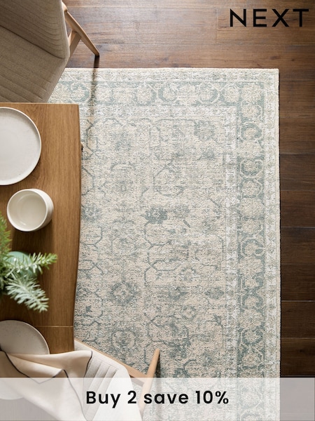 Green Land Oriental Rug (E08230) | £80 - £350