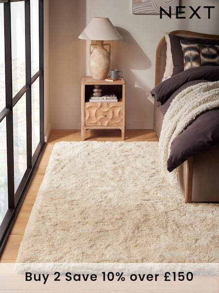 Natural Super Softy Rug (E08242) | £35 - £195