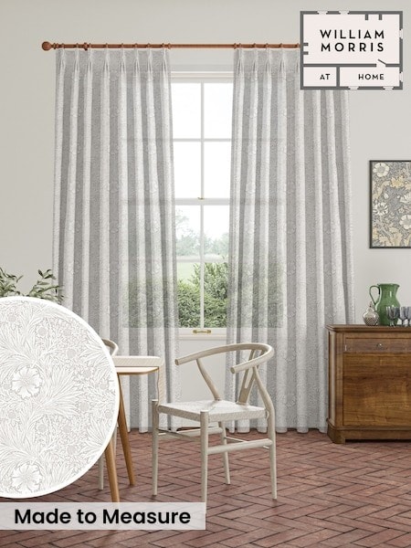 William Morris At Home Marigold Sheer Made To Measure Curtains