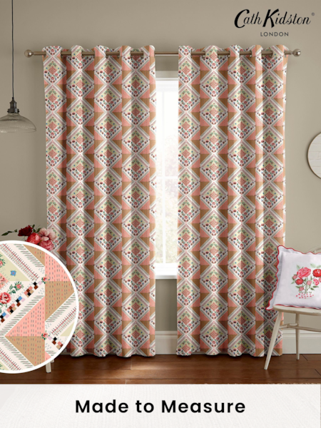 Cath Kidston Multi Patchwork Made to Measure 100% Cotton Curtains (E08371) | £82