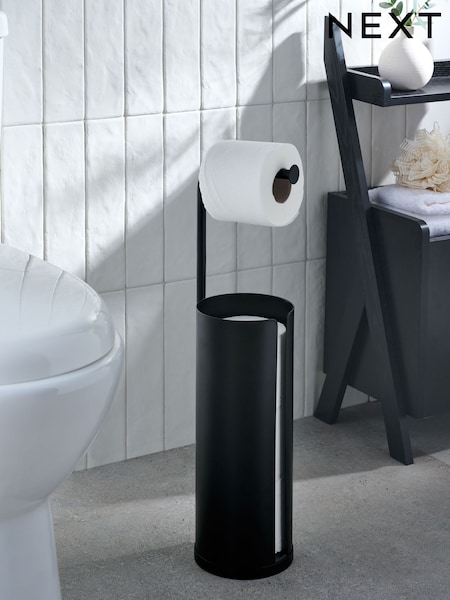 Black Toilet Roll Holder (E08413) | £14