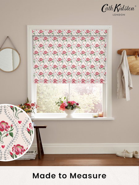 Cath Kidston Rose Pink Cherished Made to Measure Roller Blind (E08425) | £58
