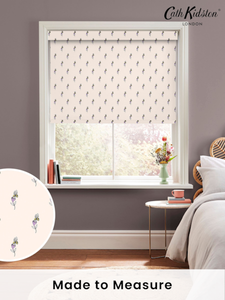 Cath Kidston Cream Bee and Heart Made to Measure Roller Blind (E08426) | £58