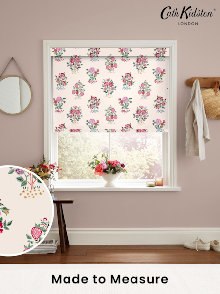 Cath Kidston Pink Kingdom Posey Made to Measure Roller Blind (E08433) | £58