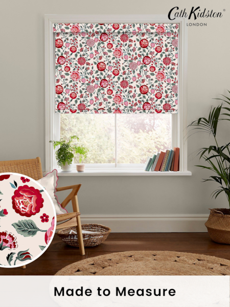 Cath Kidston Red Strawberry Gardens Made to Measure Roller Blind (E08436) | £58