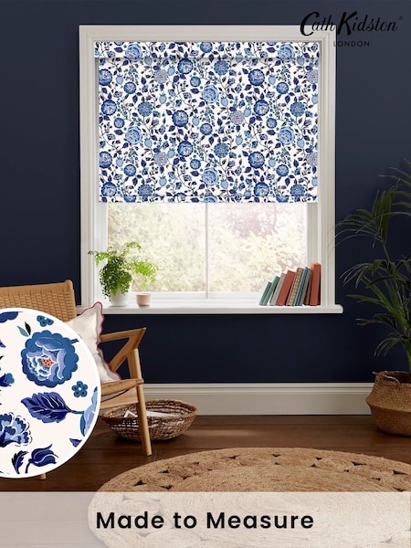 Cath Kidston Blue Strawberry Gardens Made to Measure Roller Blind (E08448) | £58
