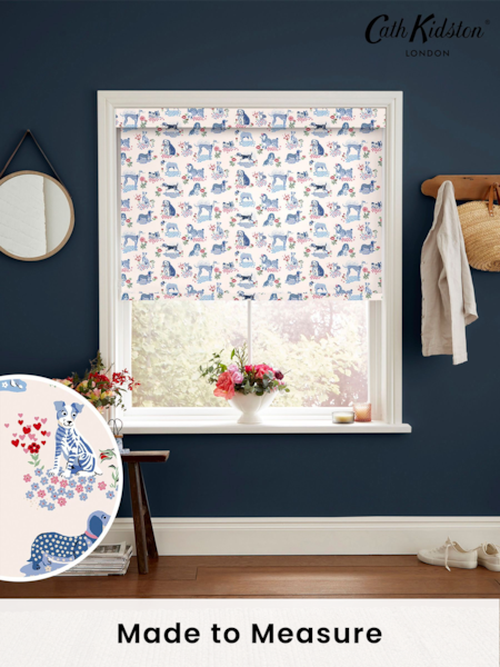 Cath Kidston Blue Puppy Fields Made to Measure Roller Blind (E08450) | £58