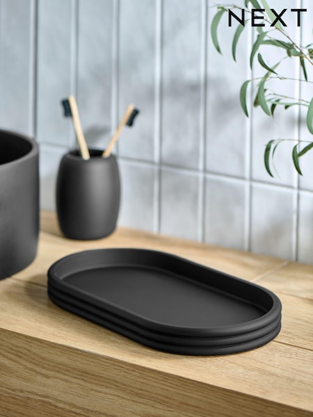 Black Moderna Soft Touch Storage Tray (E08457) | £15