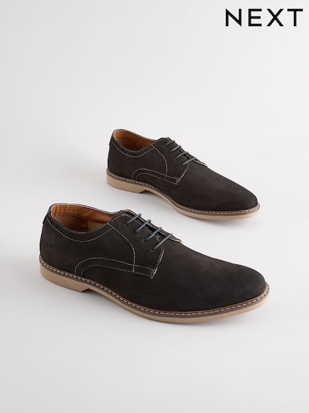 Black Smart Casual Derby Shoes (E08475) | £55