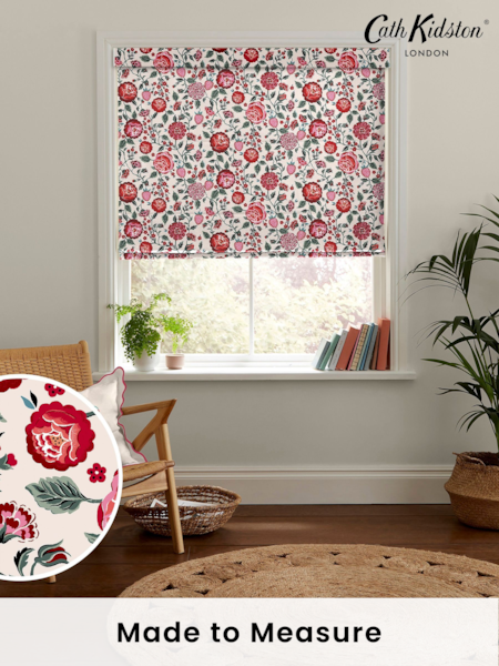 Cath Kidston Red Strawberry Gardens Made to Measure 100% Cotton Roman Blind (E08488) | £75