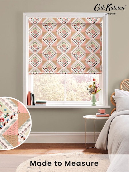 Cath Kidston Multi Patchwork Made to Measure 100% Cotton Roman Blind (E08496) | £75