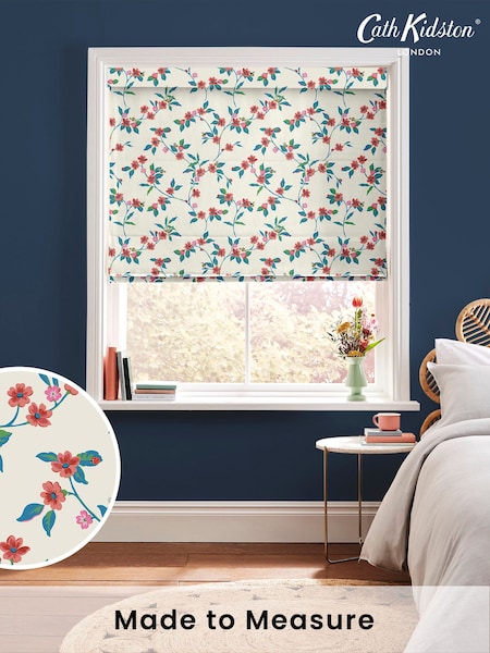 Cath Kidston Multi Greenwich Flowers Made to Measure 100% Cotton Roman Blind (E08499) | £75