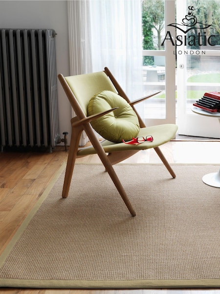 Asiatic Rugs Linen Sage Green Sisal Rug (E09145) | £109 - £559