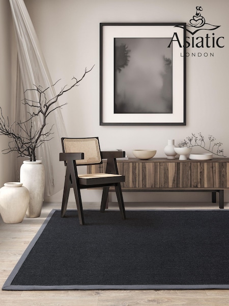 Asiatic Rugs Grey Sisal Rug (E09161) | £109 - £559