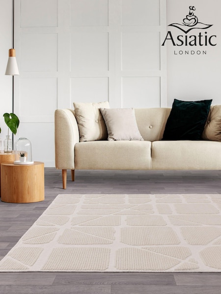 Asiatic Rugs Ivory Freja Washable Rug (E09173) | £59 - £279
