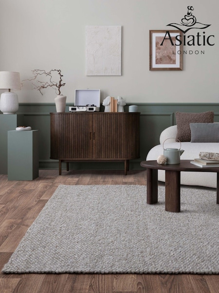Asiatic Rugs Charcoal Grey Zander Rug (E09189) | £219 - £889