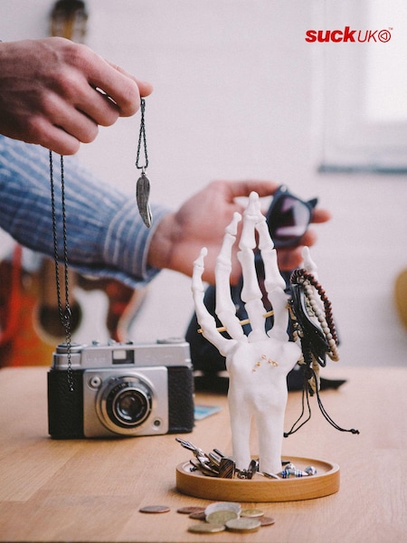Suck UK White Skeleton Hand Jewellery Tidy (E09998) | £35