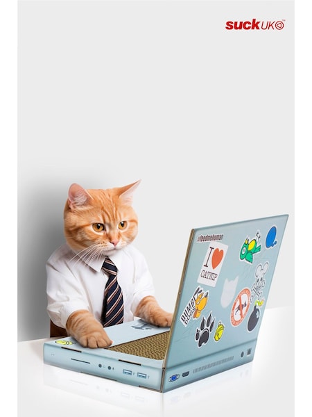 Suck UK Grey Cat Scratch Laptop Pet Toy (E10000) | £20