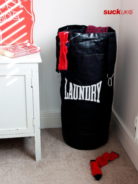 Suck UK Black Punch Bag Laundry Bag (E10003) | £28