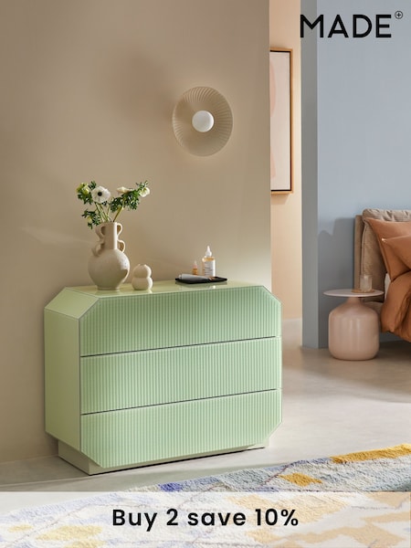 MADE.COM Green Anya Chest of Drawers (E10400) | £599