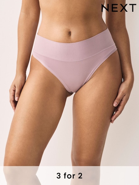 Mauve Purple High Rise High Leg Ultimate Comfort Knickers (E10856) | £8