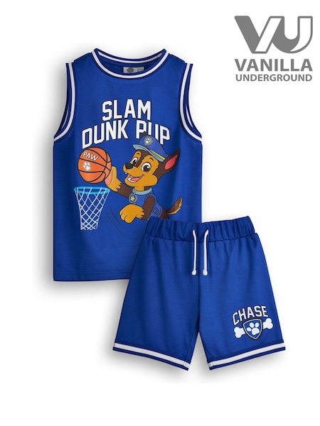 Vanilla Underground Blue Paw Patrol Kids Marshall 2 Piece Basketball Set (E11406) | £18