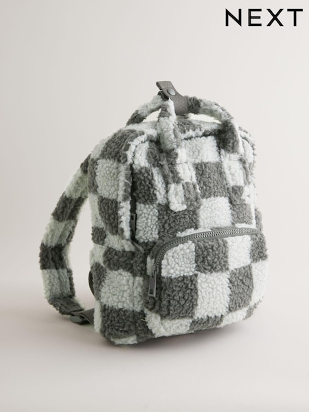 Monochrome Borg Check Backpack (E11417) | £20