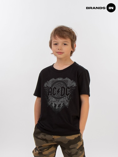 Brands In Black ACDC Ice Boys Music T-Shirt (E11494) | £20