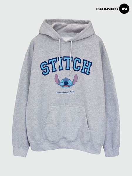 Brands In Grey LiloStitch Collegial Women Heather Hoodie (E11945) | £38