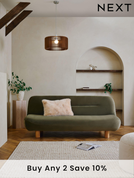 Soft Velvet Sage Green Otis Sofa Bed (E12112) | £425